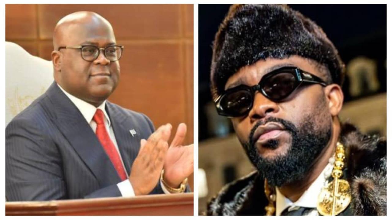 Félix Tshisekedi et Fally Ipupa [Photo d'illustration]
