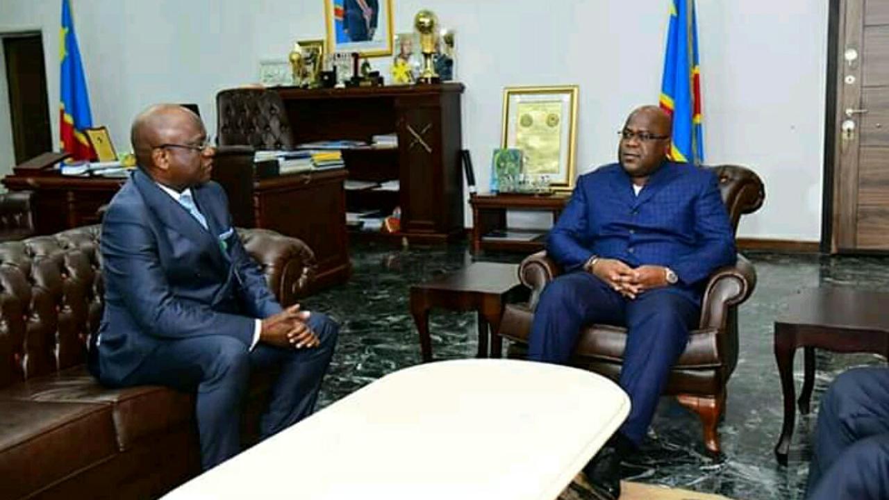 Jossart Nyoka Longo, reçu par le chef de l'État, Félix Antoine Tshisekedi Tshilombo