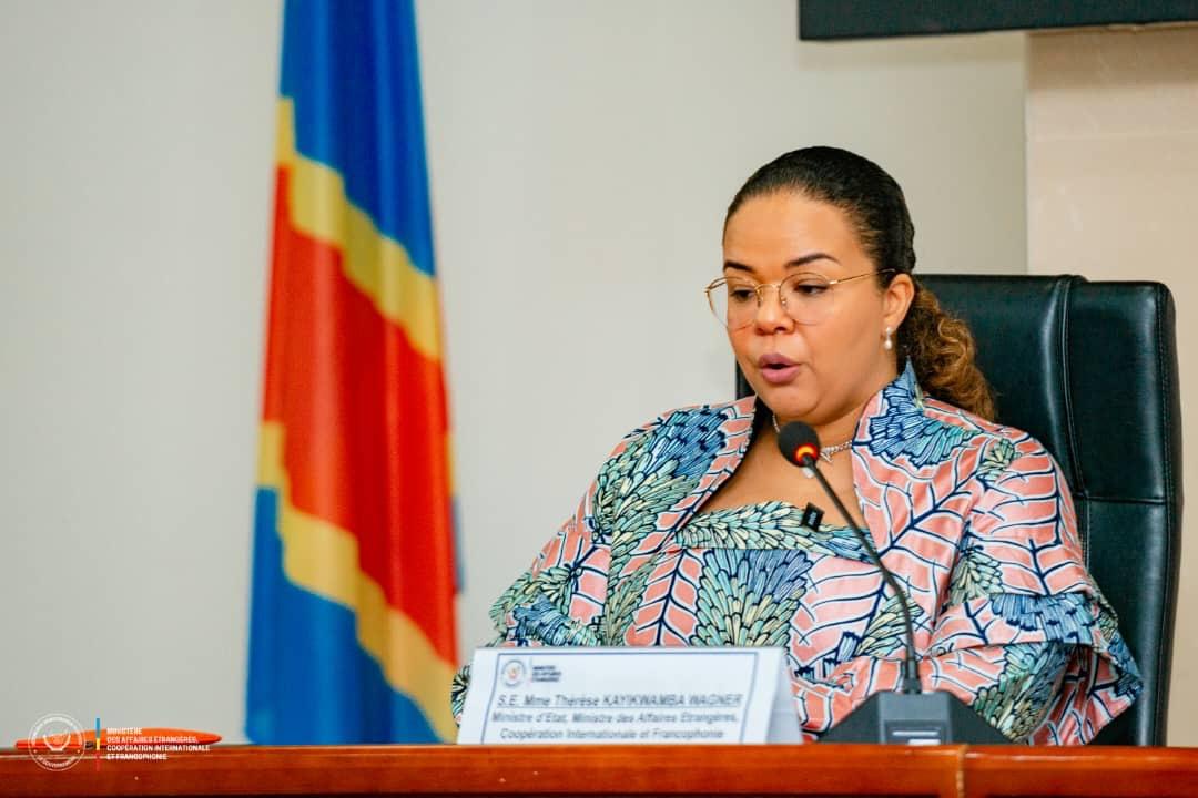 La ministre des Affaires étrangères, Thérèse Kayikwamba Wagner [photo d'illustration]