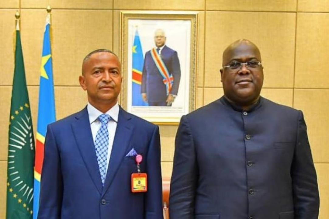 Le Président Félix Tshisekedi et l'opposant Moïse Katumbi [photo d'illustration]