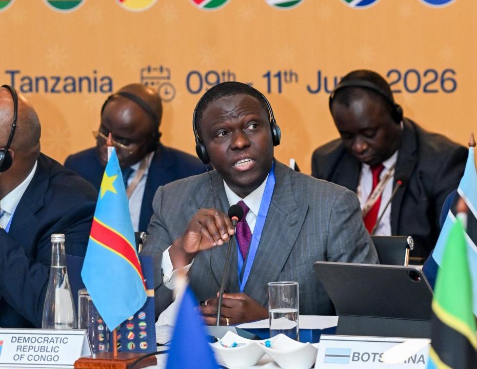 André Wameso, Gouverneur de la BCC à l'occasion de la 62ᵉ réunion du Comité des Gouverneurs des Banques Centrales de la SADC, en Tanzanie