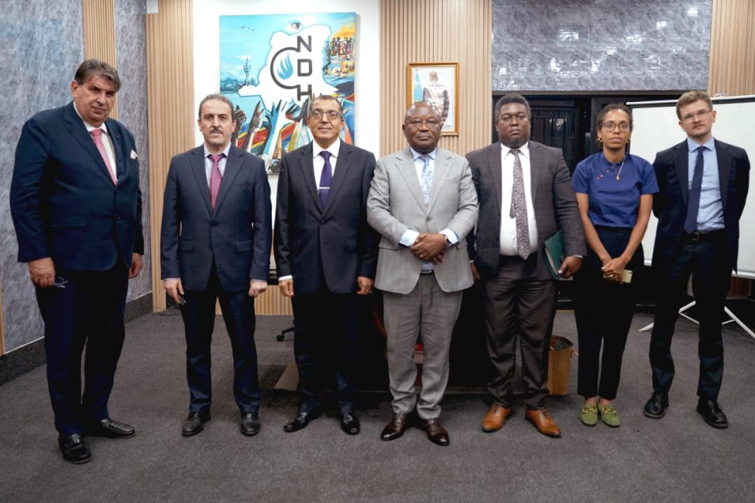 Le président de la CNDH-RDC, Paul Nsapu et les diplomates accrédités en RDC [photo d'illustration]