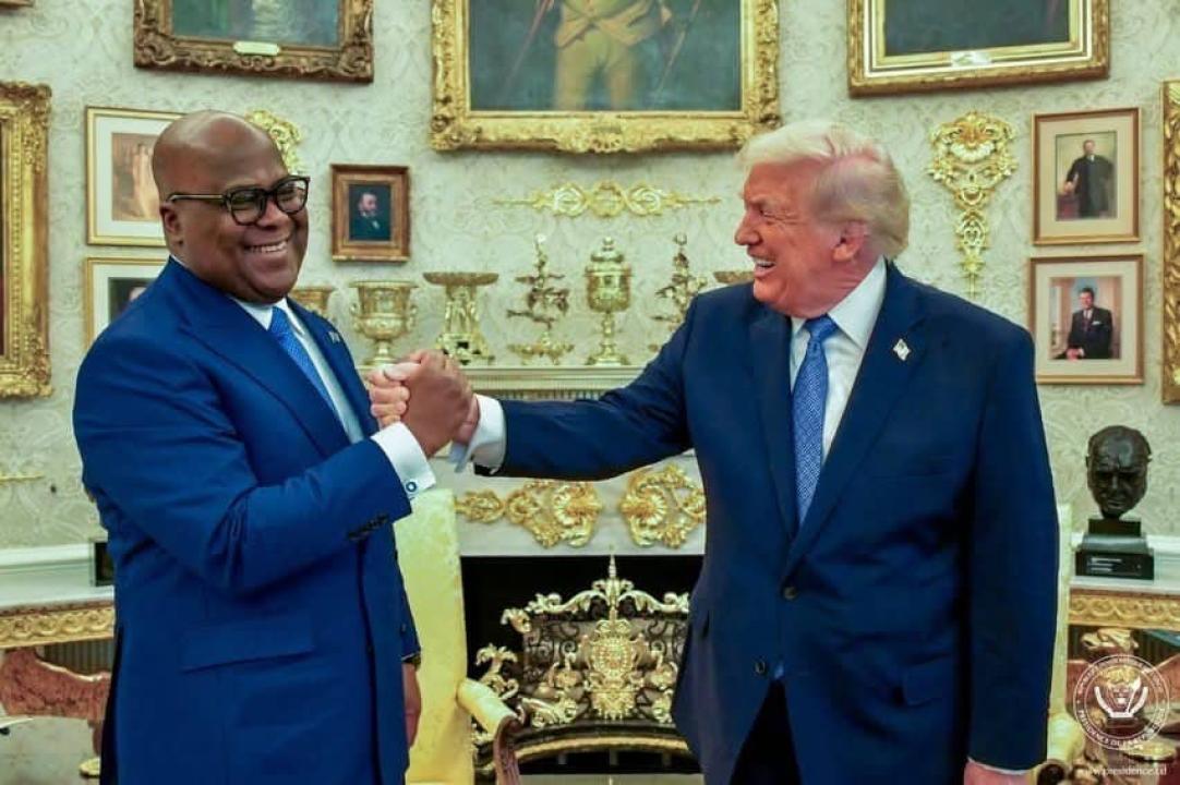 Félix Tshisekedi et Donald Trump 