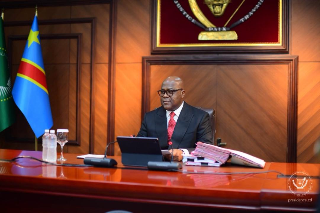 Le Président Félix Tshisekedi lors de la réunion du conseil des ministres [photo d'illustration]