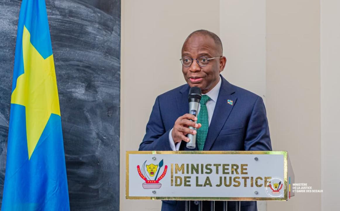 Guillaume Ngefa, ministre d'Etat en charge de la Justice et Garde des Sceaux [photo d'illustration]