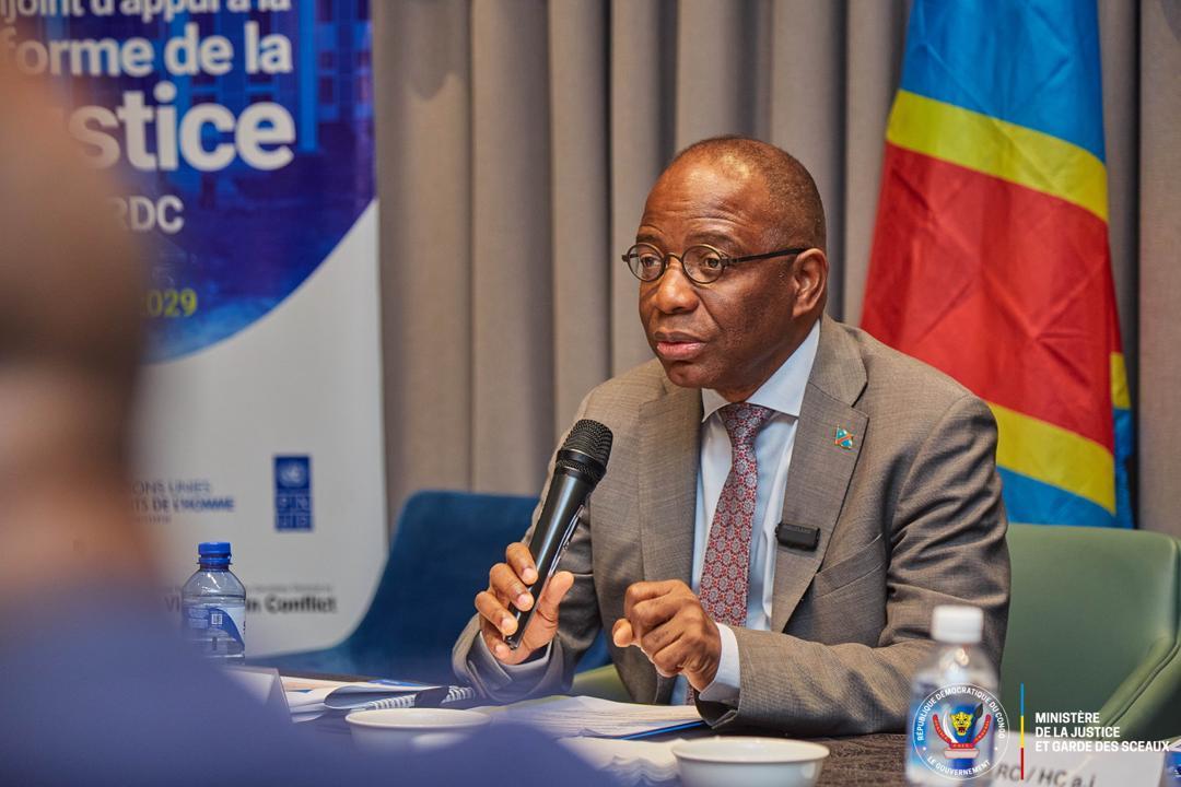 Le ministre d'Etat, ministre de la Justice, Guillaume Ngefa [photo d'illustration]