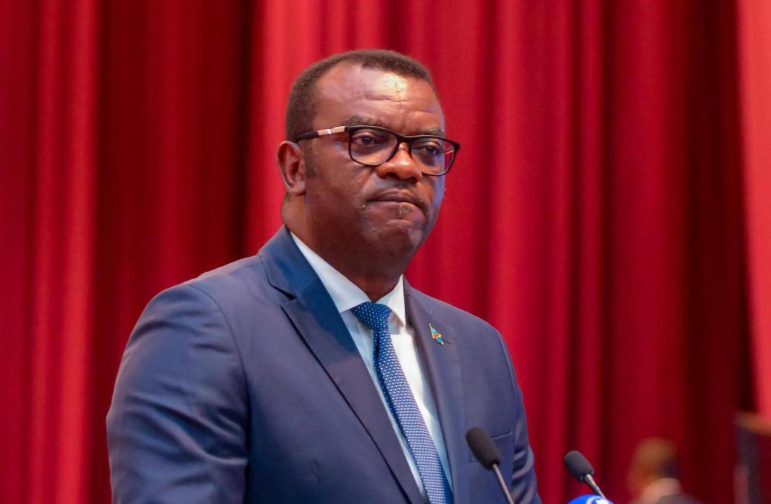 Le VPM Jean-Pierre Lihau devant la représentation nationale, samedi 13 juin 2026