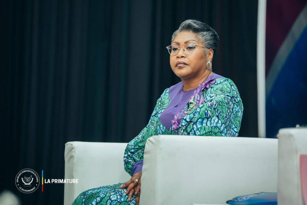Le Première ministre Judith Suminwa Tuluka, Cheffe du Gouvernement congolais