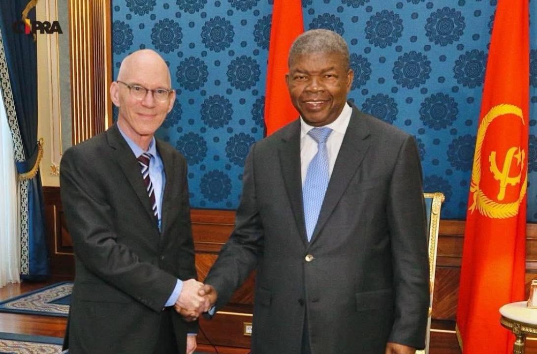 Le président angolais João Lourenço et le chef de la MONUSCO James Swan [photo d'illustration]