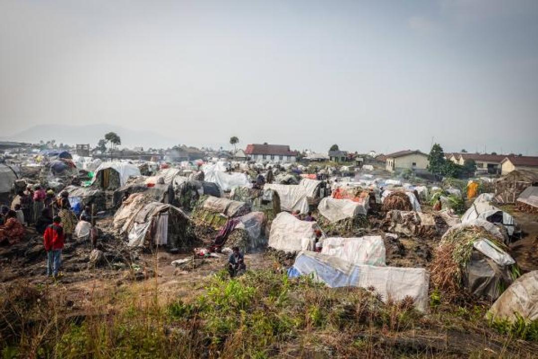 Un site de déplacés au nord-kivu [photo d'illustration]