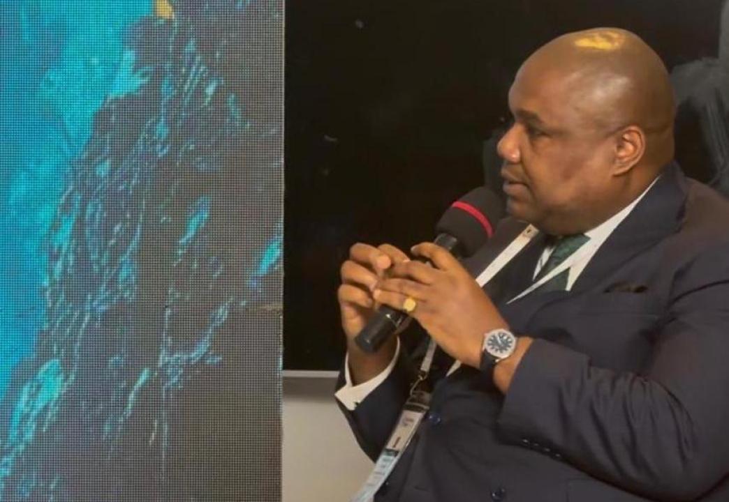 Le DGA du FPI, Blaise Mastaky Birindwa lors du DRC Mining Week 2026 à Lubumbashi.