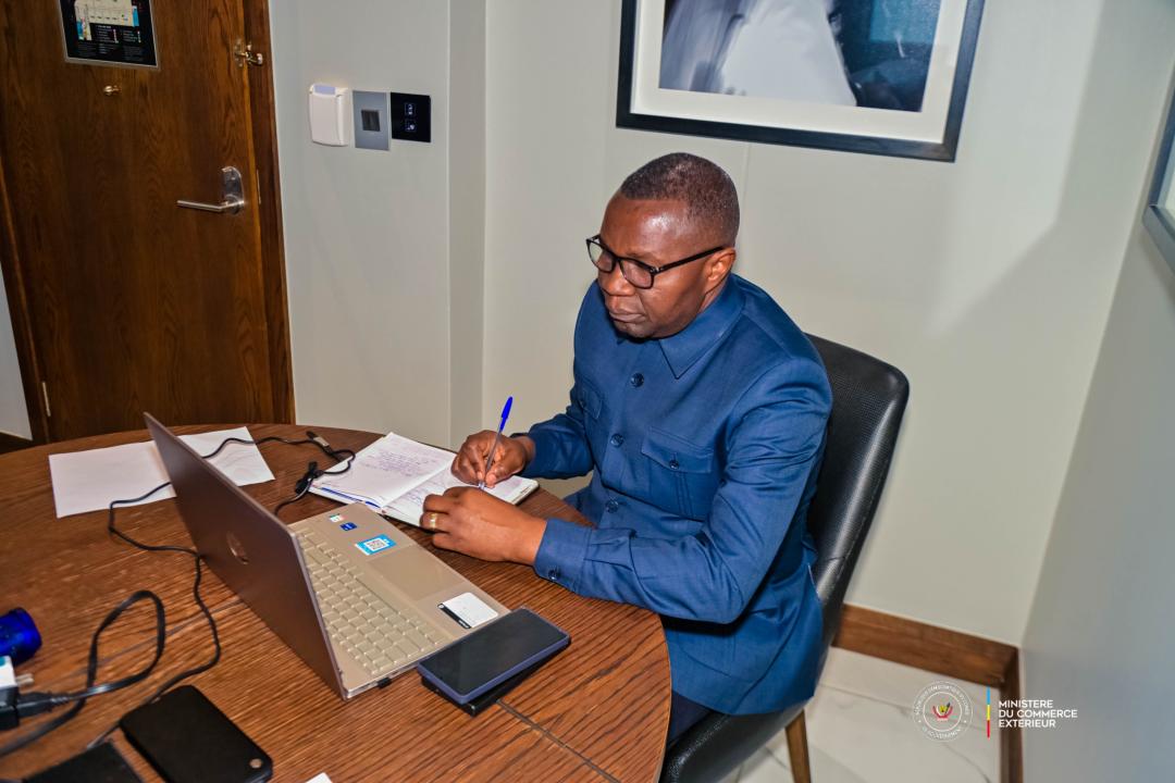 Julien Paluku Kahongya,  ministre du Commerce extérieur en RDC
