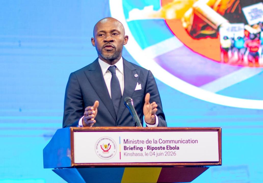 Le ministre de la Communication et porte-parole du gouvernement congolais, Patrick Muyaya