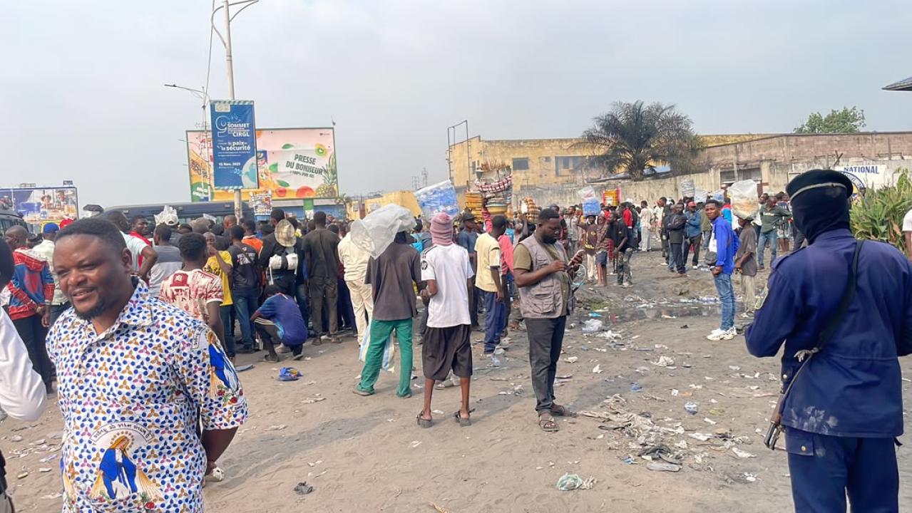 Des manifestants lors lors du sit-in de l’opposition, le 12 juin 2026, à Kinshasa [photo d'illustration]