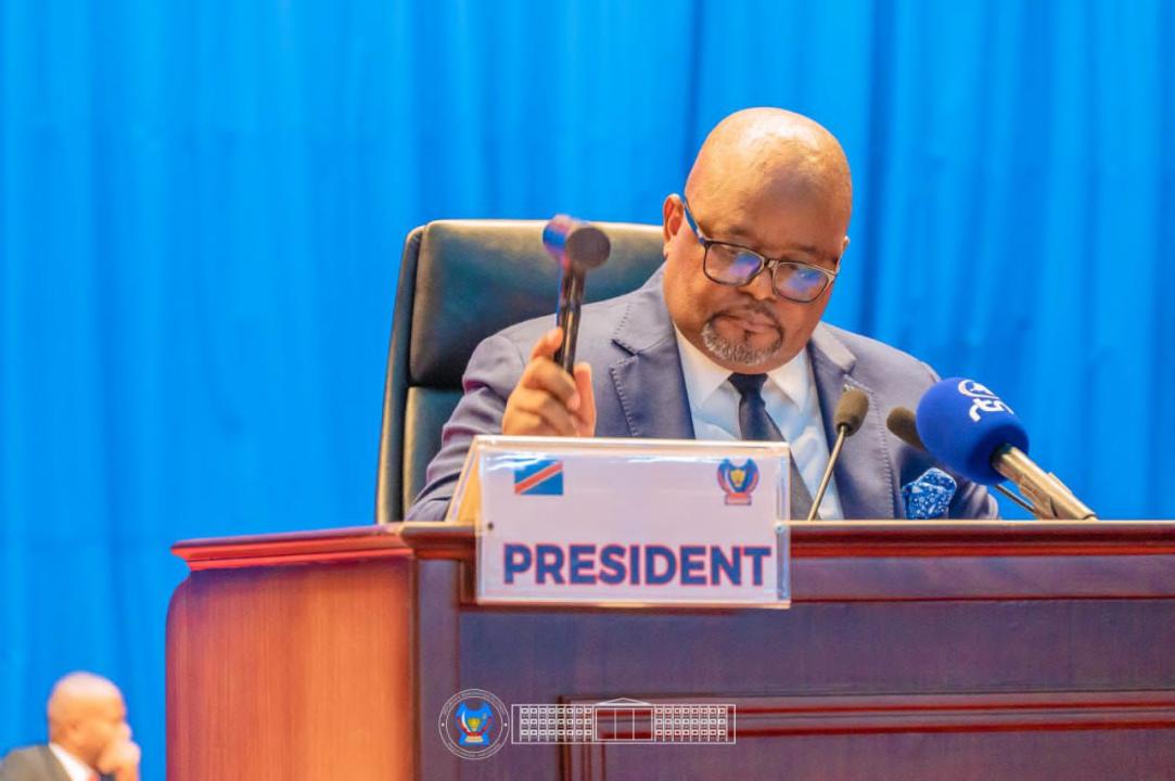 Aimé Boji Sangara, président de la Chambre basse du Parlement de la RDC