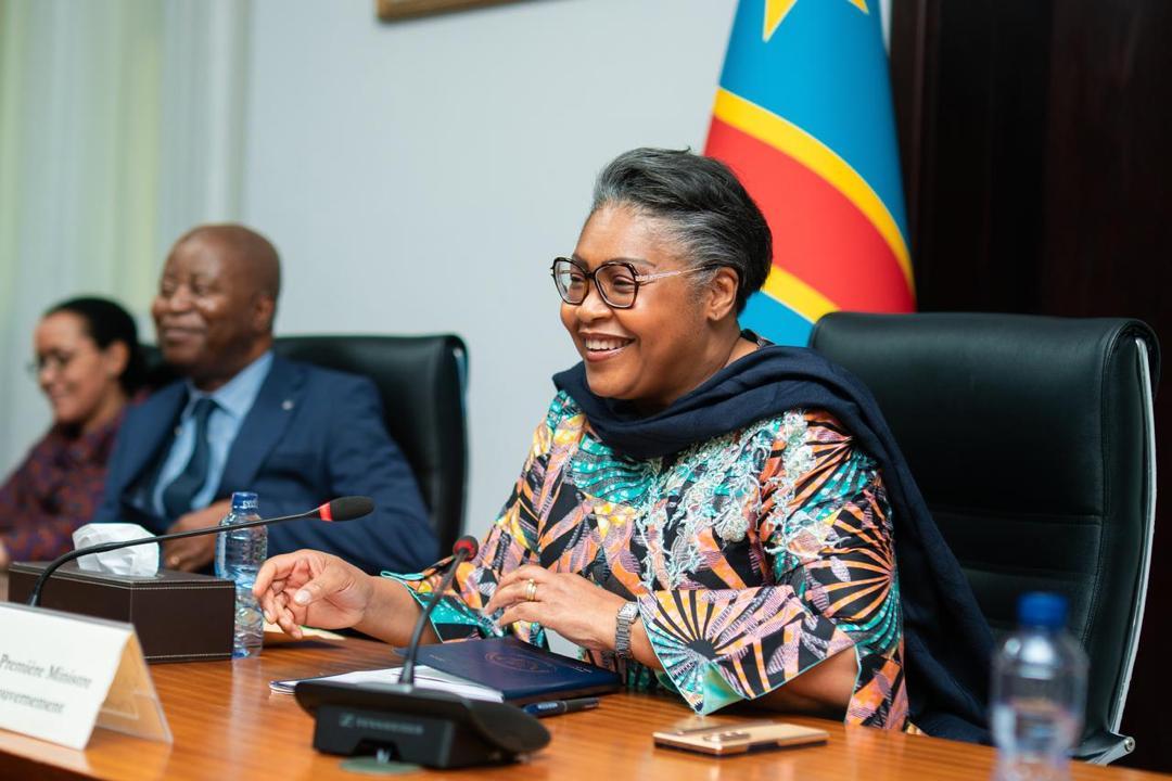 La Première Ministre, Cheffe du Gouvernement de la RDC, Judith Suminwa Tuluka