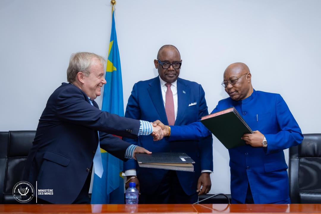 La cérémonie de signature, présidée par le ministre des Mines, Louis Watum Kabamba [Photo d'illustration ]