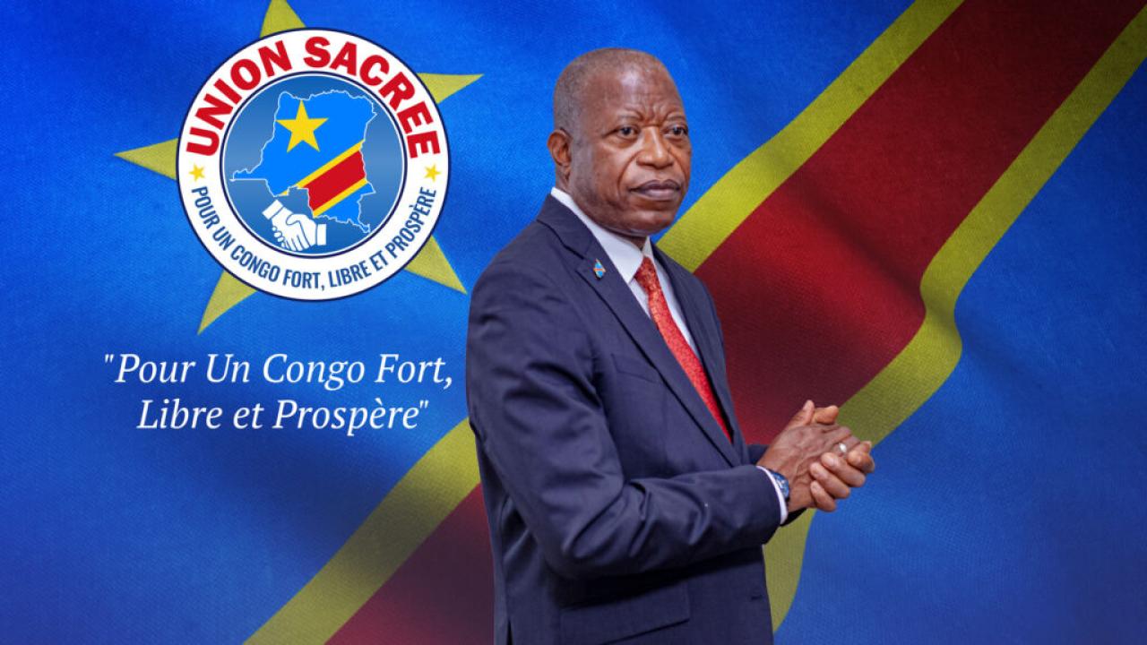 André Mbata Betukumesu Mangu,  Secrétaire permanent de l’Union sacrée de la Nation 