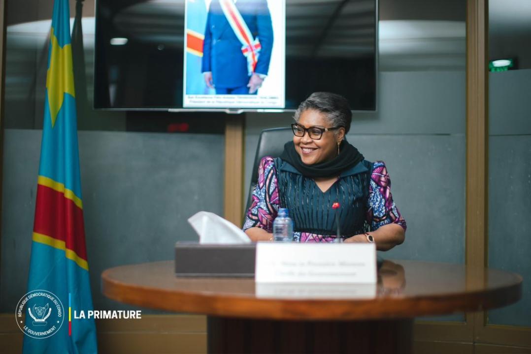 Judith Suminwa Tuluka,  Première ministre de la RDC [photo d'illustration]