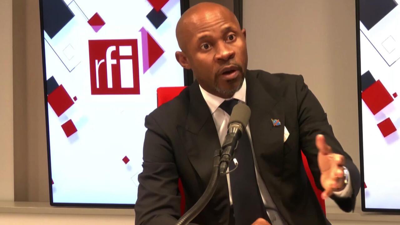 Le porte-parole du gouvernement Patrick Muyaya, au micro de RFI [photo d'illustration]