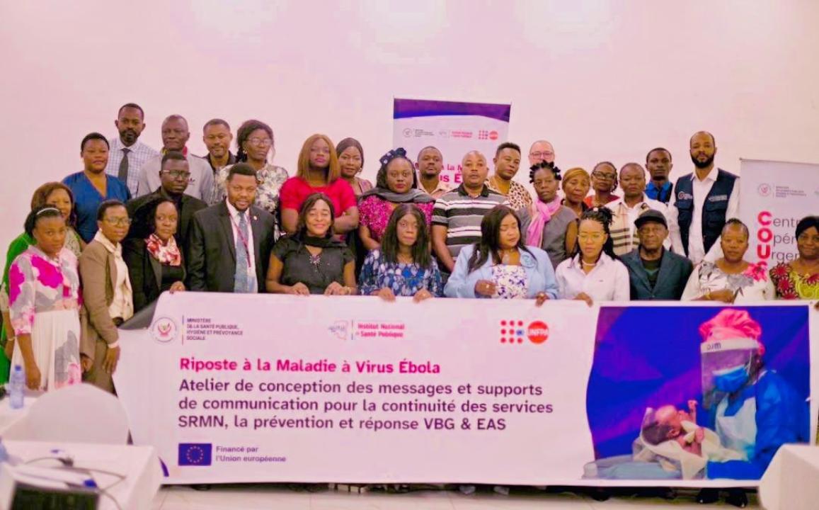Les participants à l'atelier organisé par l'INSP à Kinshasa