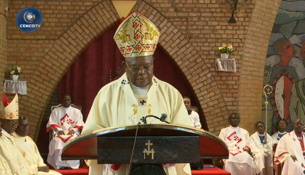Le cardinal Fridolin Ambongo, archevêque métropolitain de Kinshasa - RDC