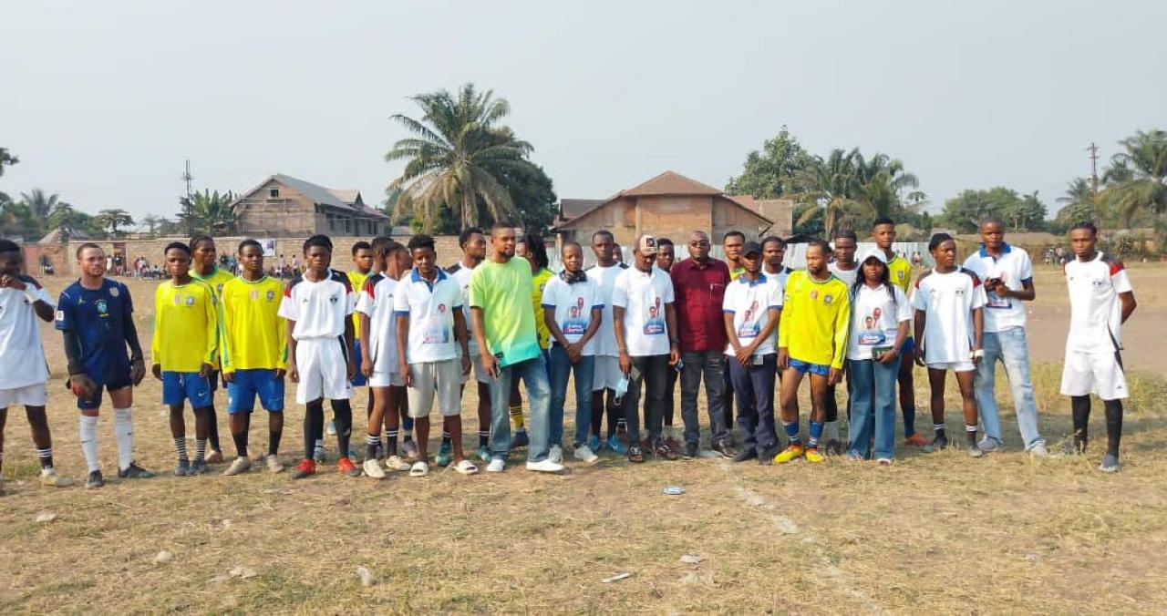 La photo du coup d'envoi du tournoi d'unification du trophée sha ilamba