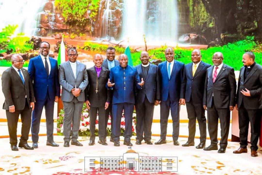 Des leaders politiques religieux congolais chez le président Burundais, Evariste Ndayishimiye