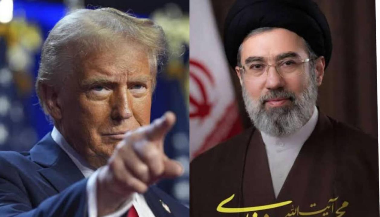 Le président américain Donald Trump et le guide iranien Mojtaba Khamenei [photo d'illustration]