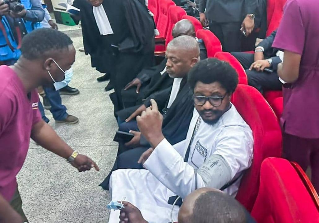 Constant Mutamba lors de son procès à la Cour de Cassation.