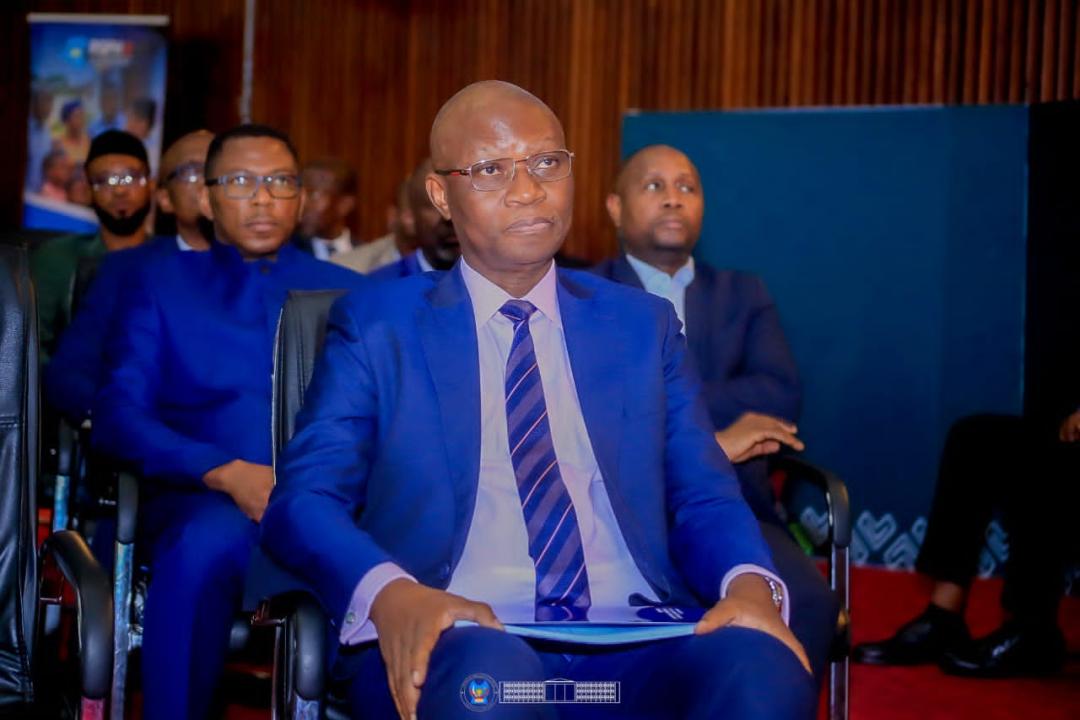 Le ministre de la santé Roger Kamba à l'hémicycle de la Chambre basse du parlement, mercredi 15 juillet 2026