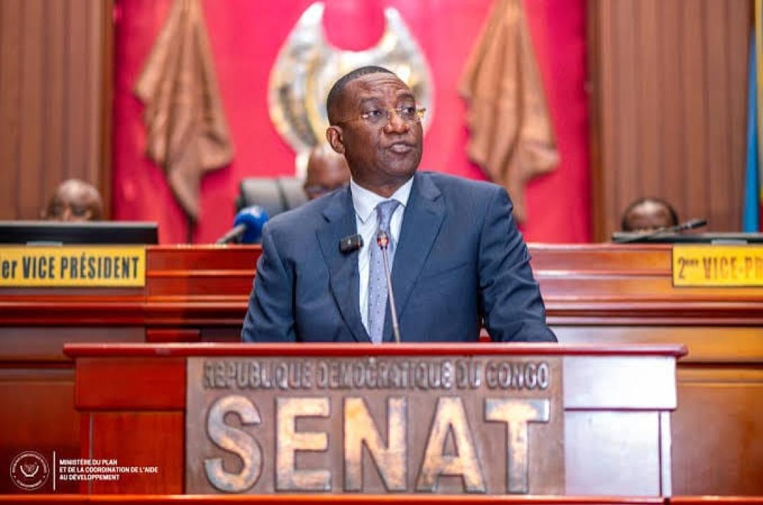 Le ministre du Plan Guylain Nyembo au sénat [photo d'illustration]
