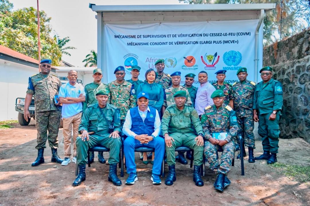 Les soldats des FARDC, de l'AFC/M23, de la MONUSCO, ainsi que les représentants de l'UA et de la CIRGL à Goma [Photo d'illustration ]