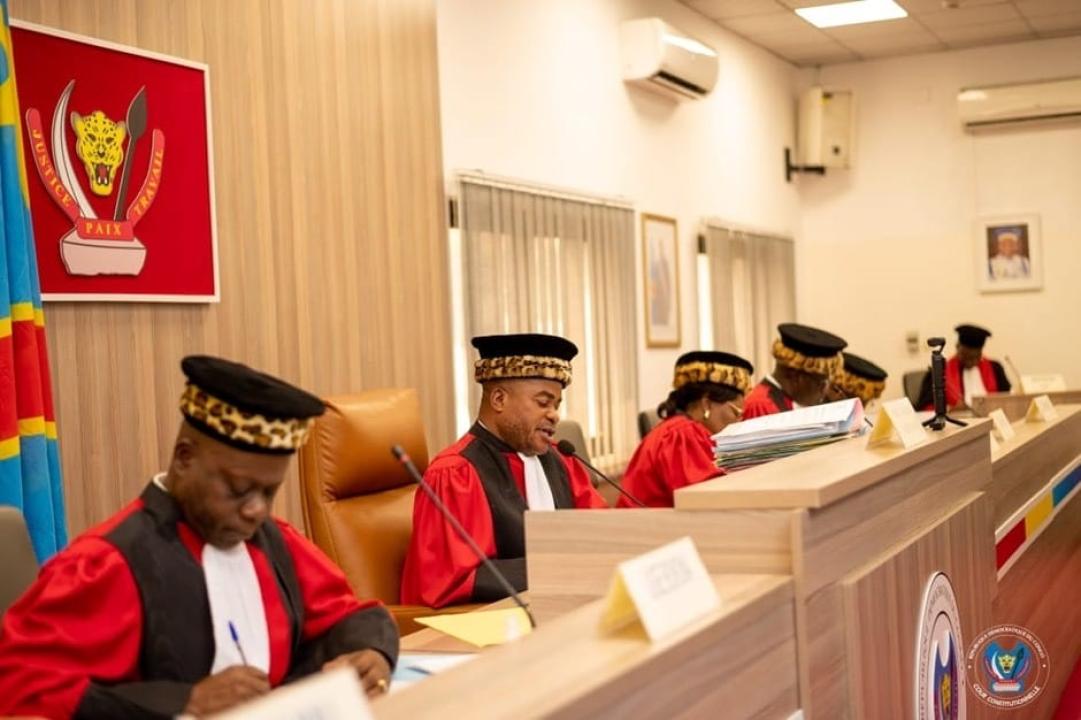 L’équipe qui dirige la Cour constitutionnelle [photo d'illustration]