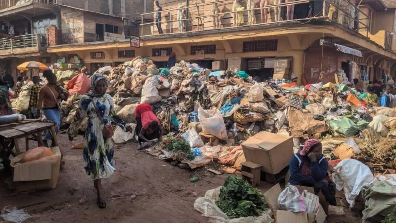Rue d'ambiance ville de Butembo en pleine insalubrité  [photo d'illustration]