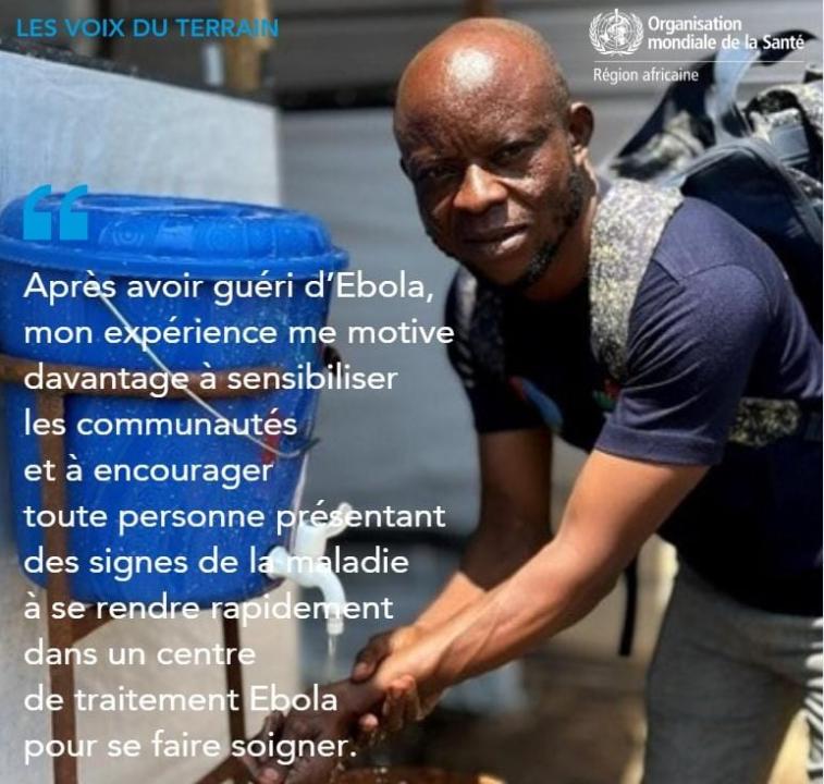 Le Dr Judichael Mayele Dudubu, médecin généraliste et membre du pilier Prévention et contrôle des infections [photo d'illustration]