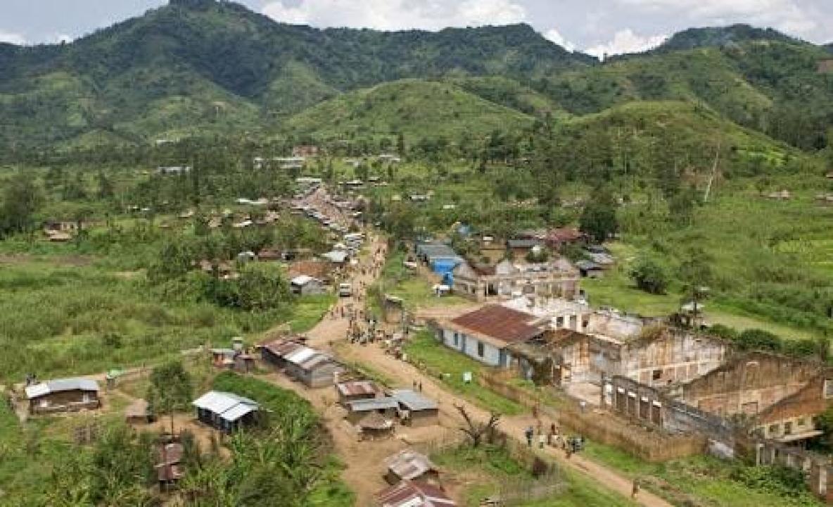 La cité de Nyabiondo, dans le territoire de Masisi,  au Nord-Kivu [photo d'illustration]
