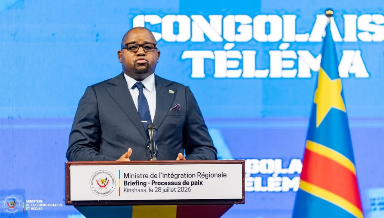 Floribert Anzuluni, ministre de l'intégration régionale