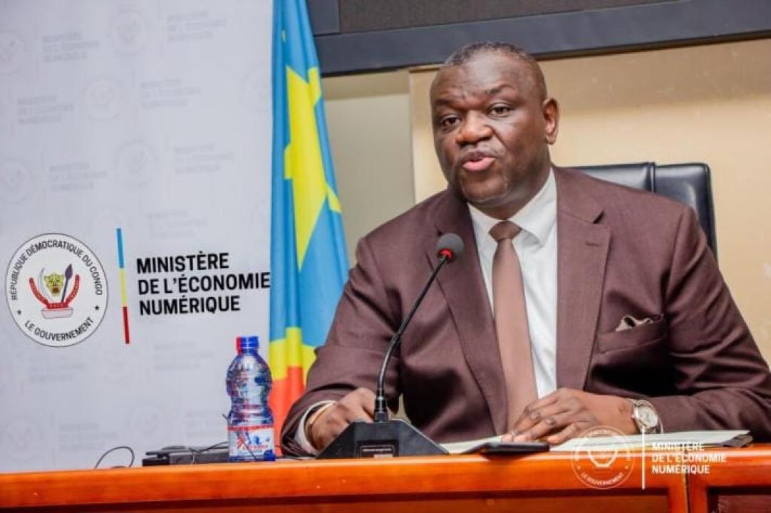Le ministre de l'Économie numérique, Augustin Kibassa [photo d'illustration]