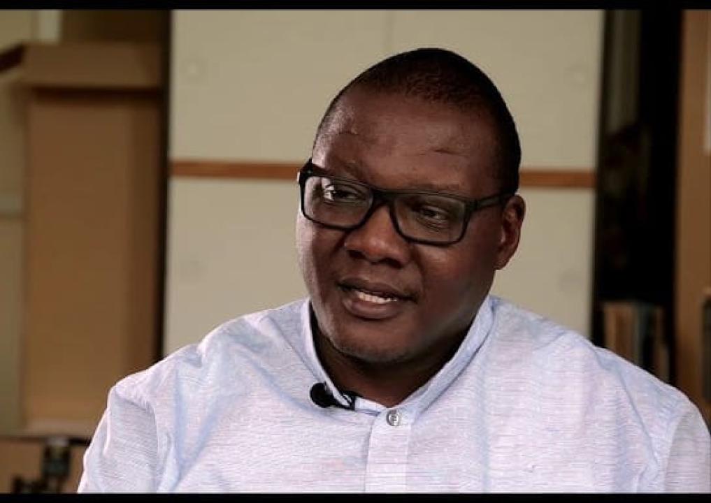 Danny Boss Singoma, nouvellement désigné à la tête du Cadre de la concertation national de la société civile