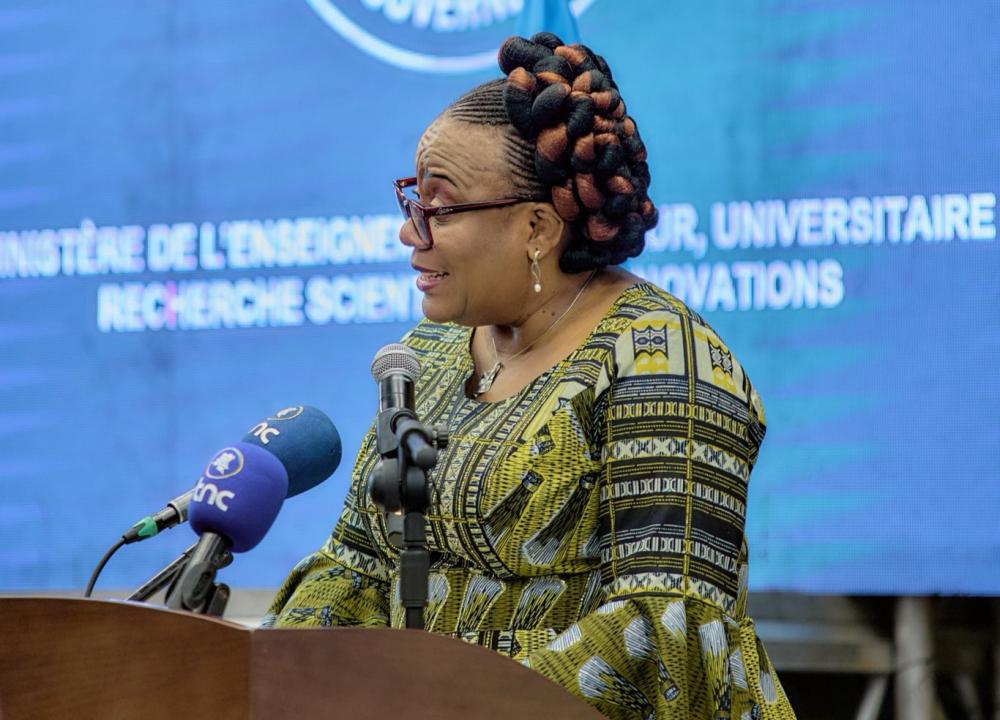 Marie-Thérèse Sombo,  ministre de l’ESU en RDC [photo d'illustration]