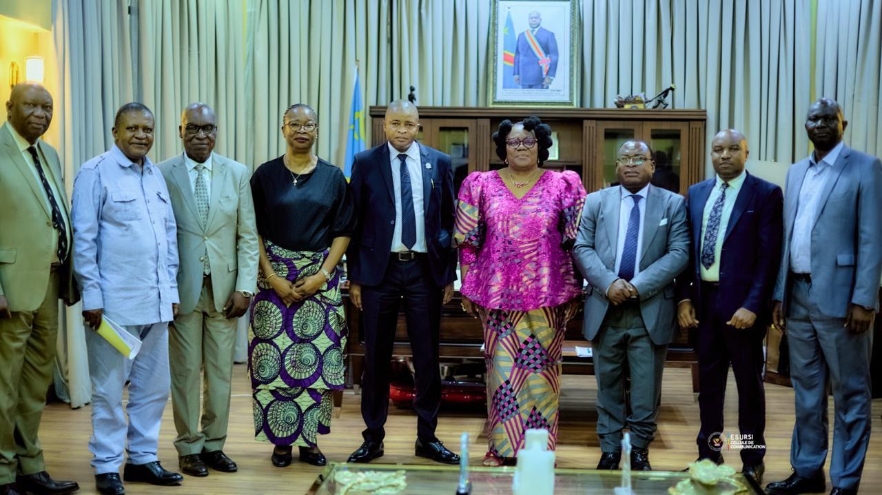 La délégation congolaise à la 17ᵉ session de la Conférence annuelle du Comité exécutif de l'IUCEA présente à la ministre de l’ESURS les principales conclusions de sa mission à Nairobi,  au Kenya [photo d'illustration]