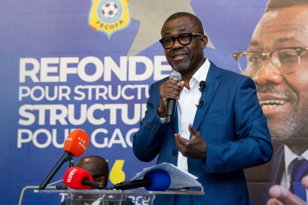 Véron Mosengo-Omba, président de la FECOFA