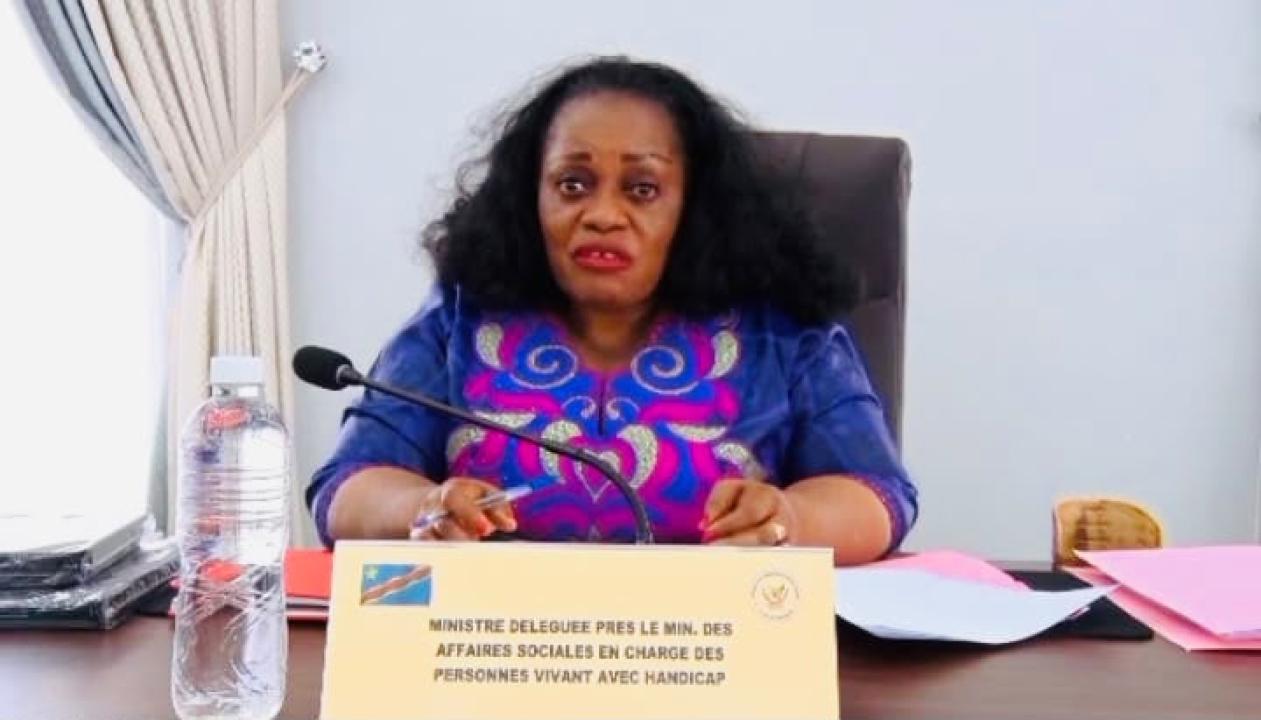 Irène Esambo, ministre déléguée chargée des Personnes vivant avec handicap