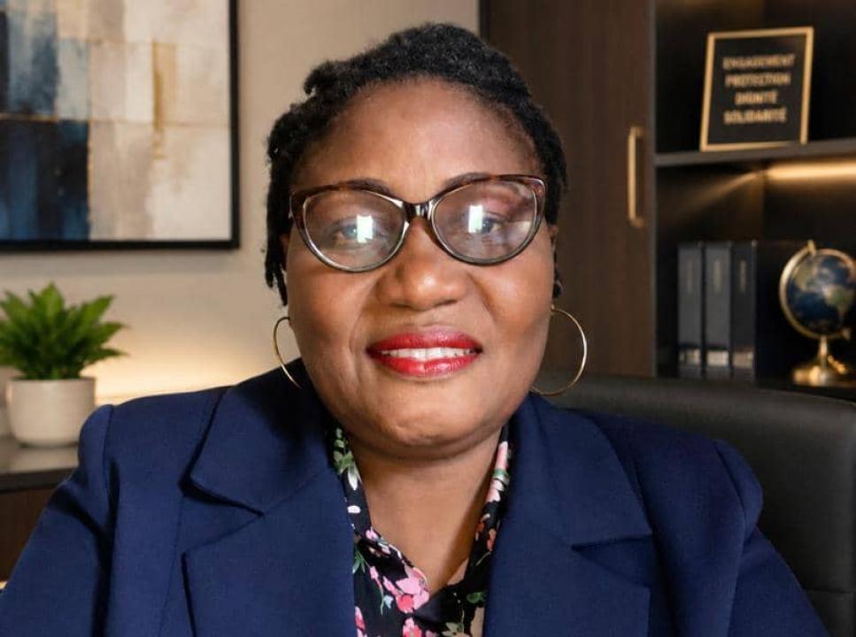 Clarisse Phola Tedika, secrétaire permanente provinciale du Corps des assistants sociaux (CASo)