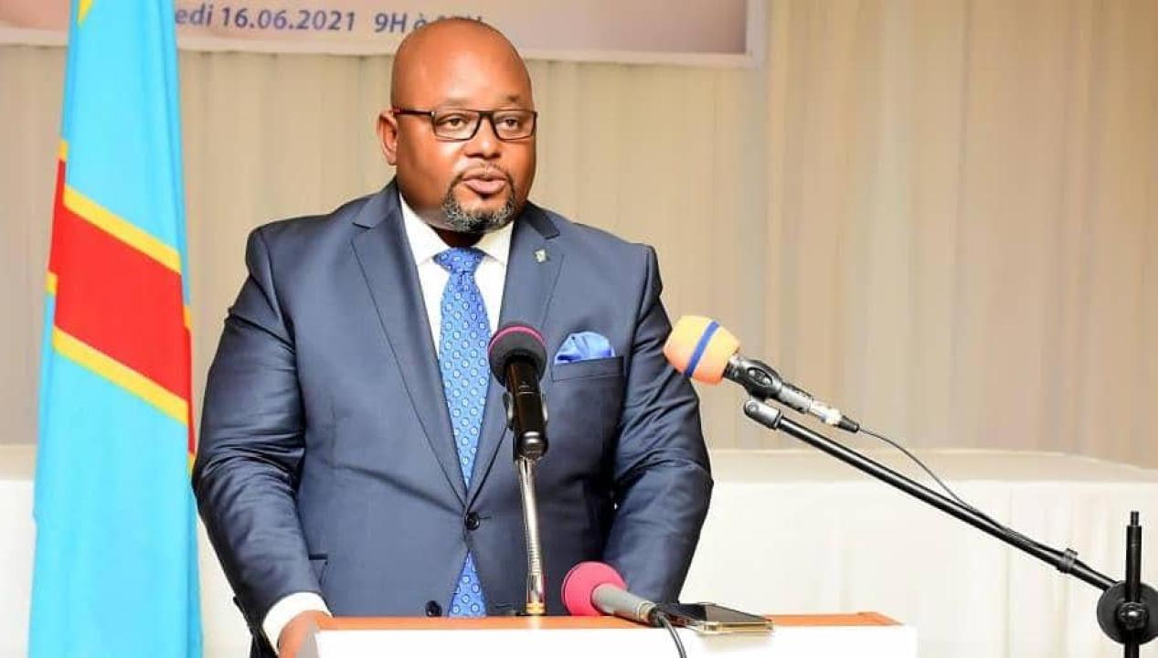 Aimé Boji Sangara,  président de l'Assemblée nationale de la RDC