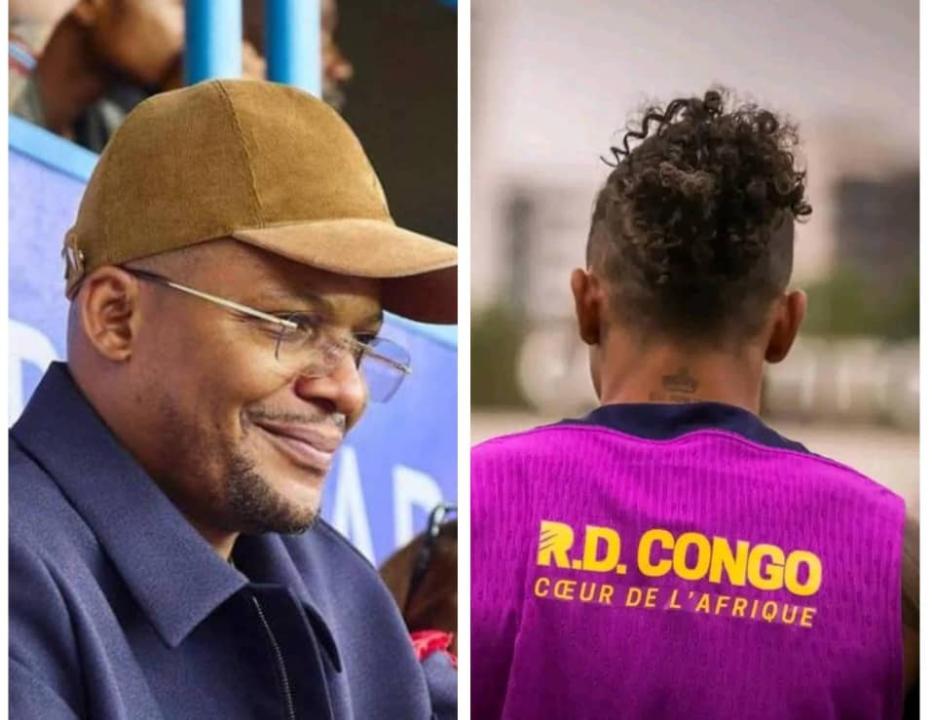Didier Budimbu et un joueur du FC Barcelone. [Photo d'illustration]