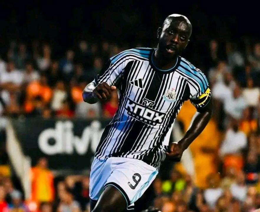 L’internationale congolais Yoane Wissa celebrant son but lors du match de pré-saison de Newcastle [photo d'illustration]