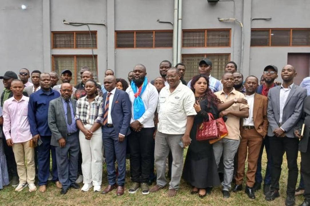 Les membres de la société civile congolaise au CEPAS. [Photo d'illustration]