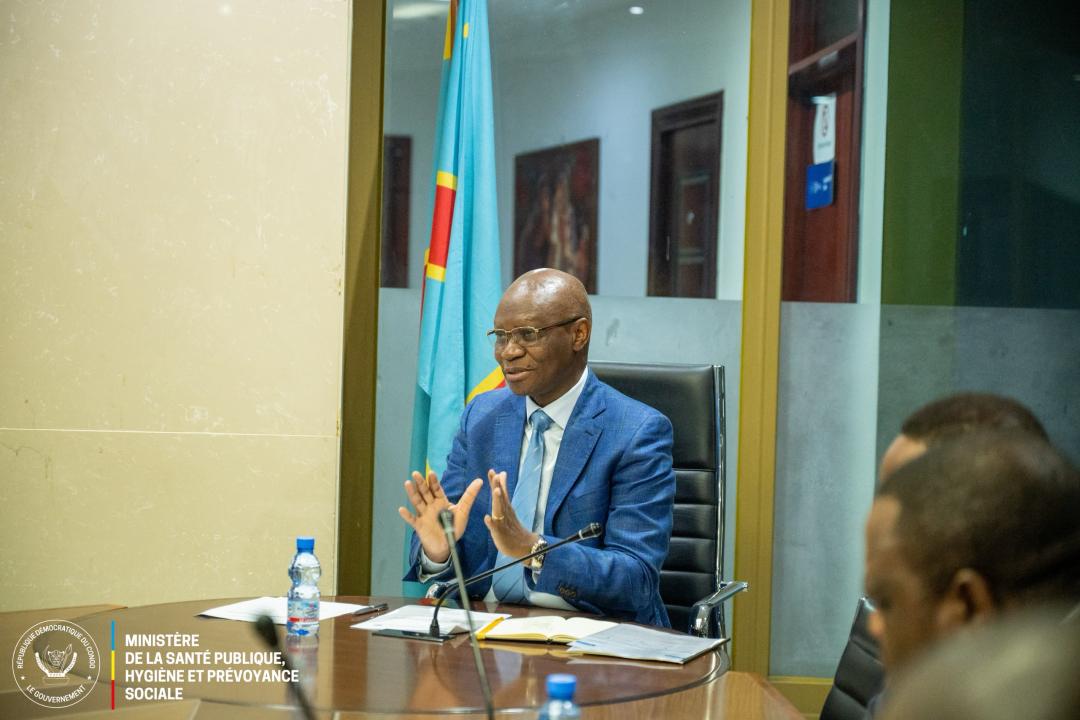 Le Dr Samuel Roger Kamba, ministre de la Santé publique, Hygiène et Prévoyance sociale de la RDC